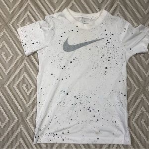 Nike Splatter Paint Swoosh T-Shirt Shirt